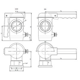 Entleerhahn 2" O-Ring dichtend Produktbild 1 S