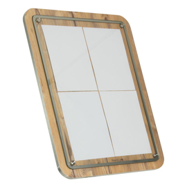 Informations-Display GLASS STAR eichefarben für 4 Seiten A4 Produktbild 1 S
