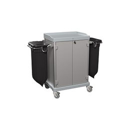 Zimmerservicewagen ESSENTIAL-V3 | grau  | 1061 mm x 571 mm H 1290 mm Produktbild