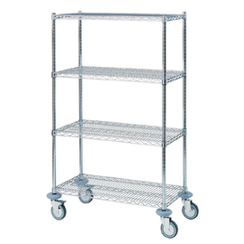 Regaltransportwagen | 4 Ebenen | 910 mm x 455 mm H 1750 mm Produktbild
