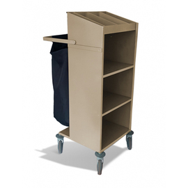 Zimmerservicewagen GUYANE beige | Wäschesack blau L 670 mm Produktbild