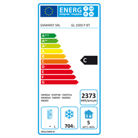 Eiskühlschrank GL 1000 P BT inkl. 5 Roste à 600 x 800 mm Produktbild 1 L