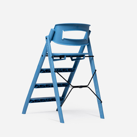 Kinderhochstuhl Klapp Kunststoff blau Produktbild 2 S