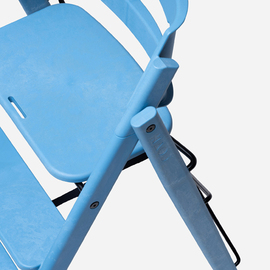 Kinderhochstuhl Klapp Kunststoff blau Produktbild 3 S