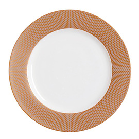 Platzteller QUANTA Bone China Ø 300 mm kupfer | grau Produktbild