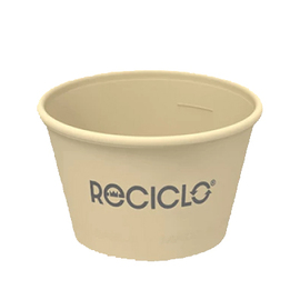 Eisbecher RECICLO | PP beige 0,15 ltr | Mehrweg Produktbild
