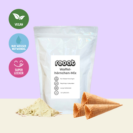 Bio Eiswaffelhörnchen-Mix vegan | 1-kg-Beutel Produktbild