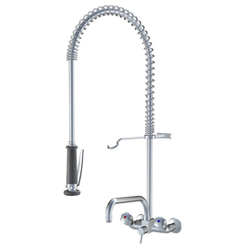 Geschirrbrause GASTRO Zweigriffmischer Wandarmatur H 911 mm Produktbild