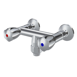 Zweigriffmischer GASTRO Wandarmatur A 83 mm für Schlauchanschluss 1" Produktbild