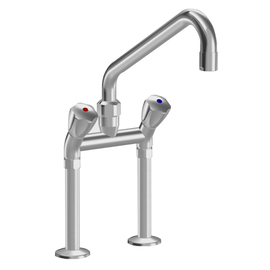Zweigriffmischer GASTRO Zweiloch A 300 mm Auslaufhöhe 498 mm Produktbild