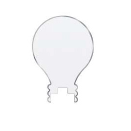 Ersatz-Tischschild "Glühbirne" Produktbild