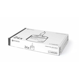 Flüssigbrennstoff mit Docht | Brenndauer ± 4 Stunden | 6 Stk Produktbild 6 S