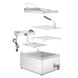 Donut-Fritteuse | 12L | 230V/3500W | 630x860x(H)438mm Produktbild 4 S