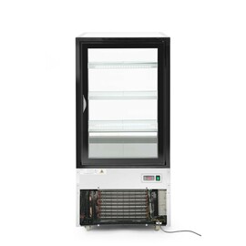 Kühlvitrine mit 3 geneigten Regalen | 300L | 230V/480W | 650x833x(H)1460mm Produktbild 4 S