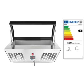 Aufsatz-Salatvitrine | 67L | 230V/105W | 775x615x(H)235mm Produktbild 2 L