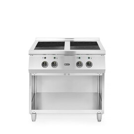 Induktionsherd mit 4 Kochfeldern | 400V/17000W | 800x720x(H)854mm Produktbild