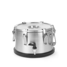 Isolierter tragbarer Behälter - mit Ablasshahn | Profi Line | 10L | Ø330x(H)220mm Produktbild