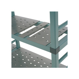 Gastro Regal Kunststoff | 4 Böden | L 977 mm x 410 mm H 1600 mm Produktbild 1 S