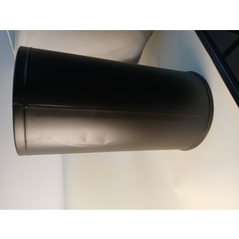 B-WARE | Mülleimer mit Schwingdeckel - Extra groß -, verzinkter Einsatz, Farbe: schwarz, pulverbeschichtet, Maße: Ø 38 cm, Höhe: 73 cm Produktbild 2 S